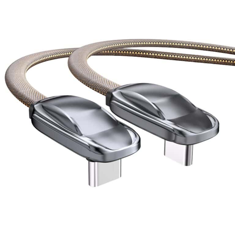 SlimWin USB-C-USB-C 240W Gyorstöltő és Adatkábel 480 Mbps, Autós kiadás