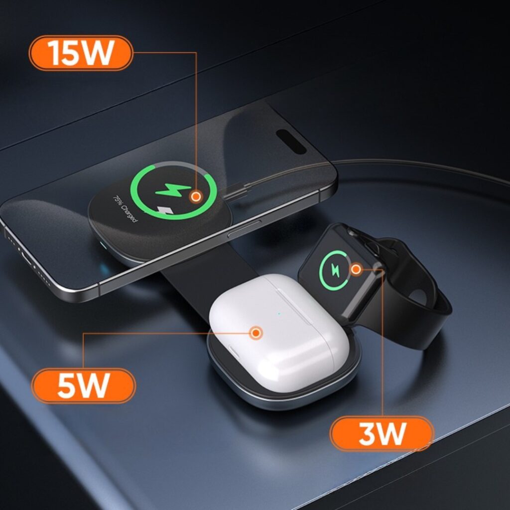 SlimWin Mini 3 az 1-ben vezeték nélküli töltő | SlimWin