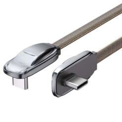 SlimWin USB-C-USB-C 240W Gyorstöltő és Adatkábel 480 Mbps – Autós kiadás | SlimWin